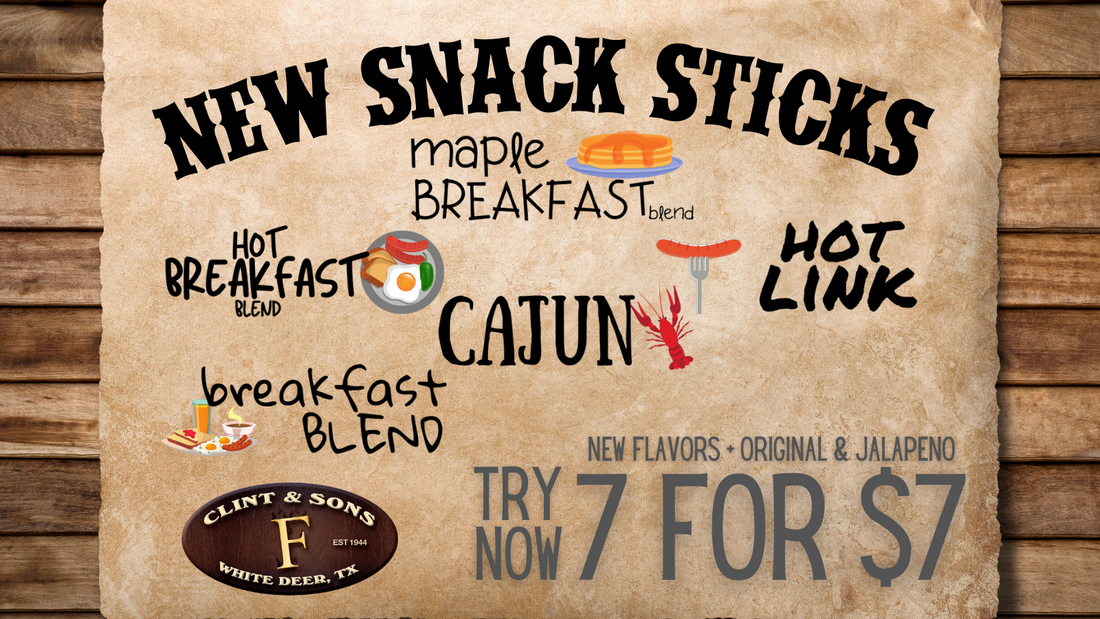 5 NEW SNACK STICK FLAVORS