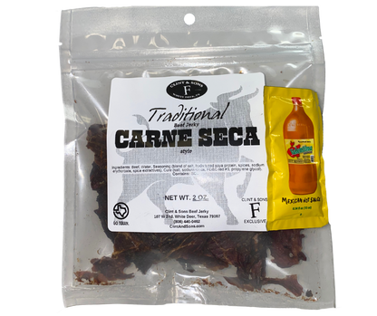 Traditional Carne Seca Style Beef Jerky