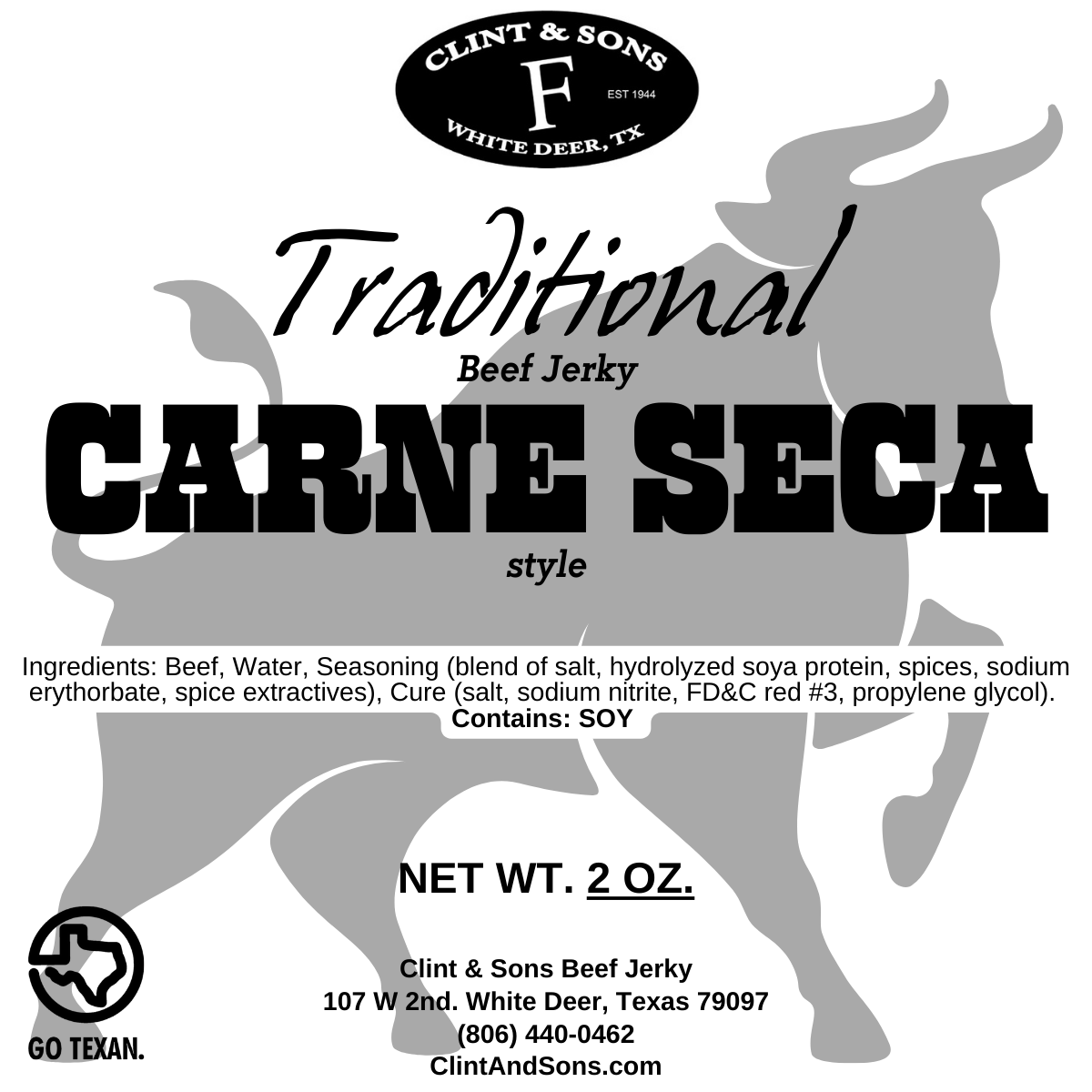 Traditional Carne Seca Style Beef Jerky