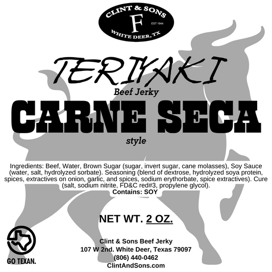 Teriyaki Carne Seca Style Beef Jerky