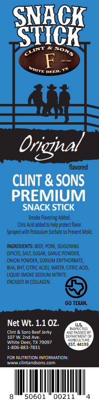 30-1.1oz Original Snack Sticks